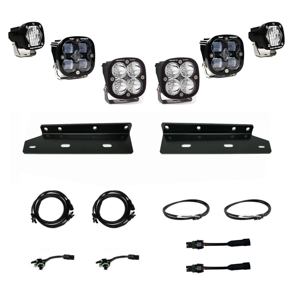 Baja Designs LED Light Kit Aftermarket Fog Pocket SAE Kit Fits 21-On Ford Raptor Baja Designs - 448055