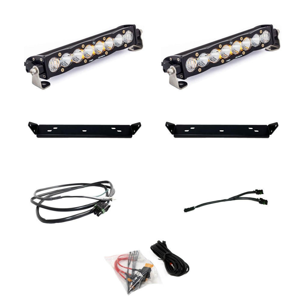 Baja Designs LED Light Kit 10 Inch S8 D/C Clear Behind Grill Kit fits 21-On Ford Raptor Baja Designs - 448065