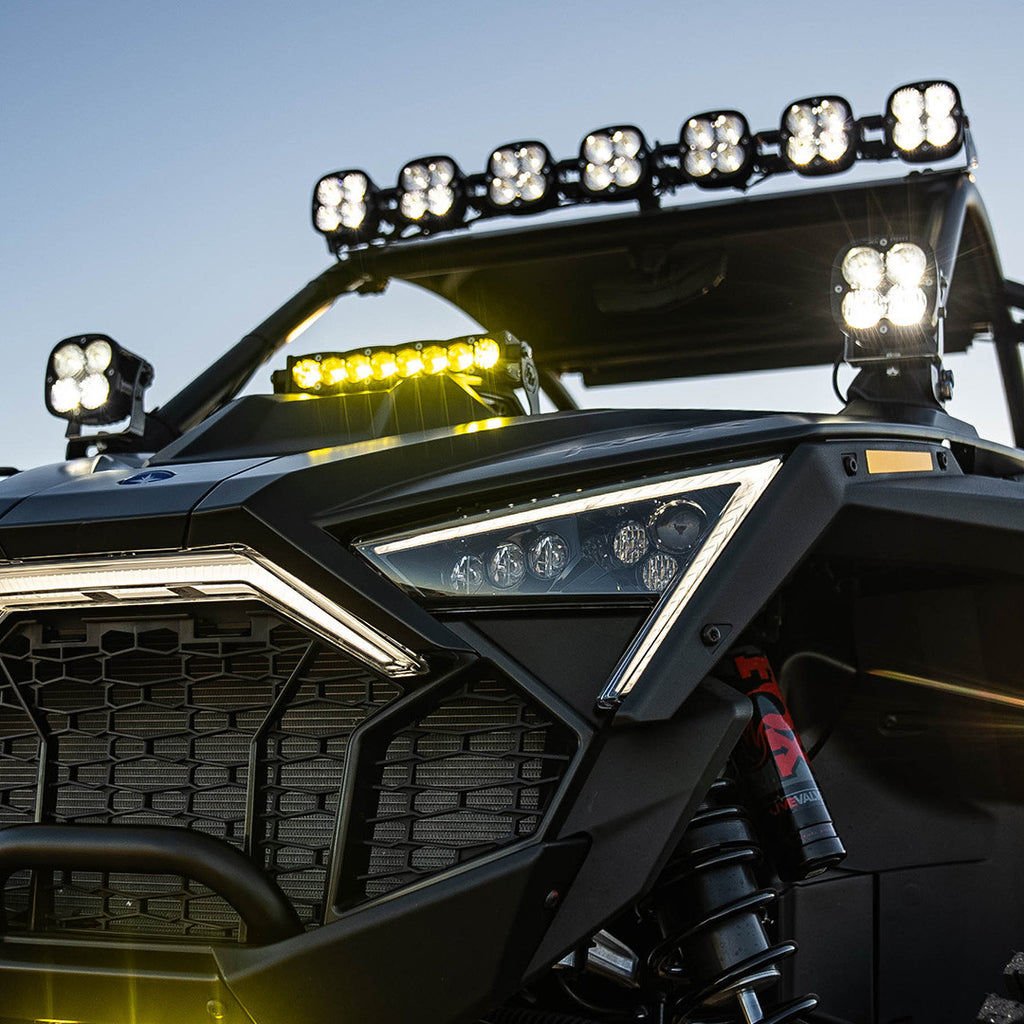 Baja Designs A Pillar Light Mount Polaris RZR Pro R XL Sport A-Pillar Kit Baja Designs - 448103