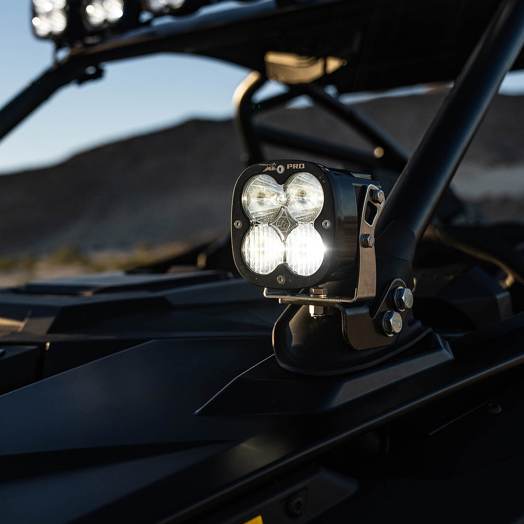 Baja Designs A Pillar Light Mount Polaris RZR Pro R XL Pro A-Pillar Kit Baja Designs - 448104