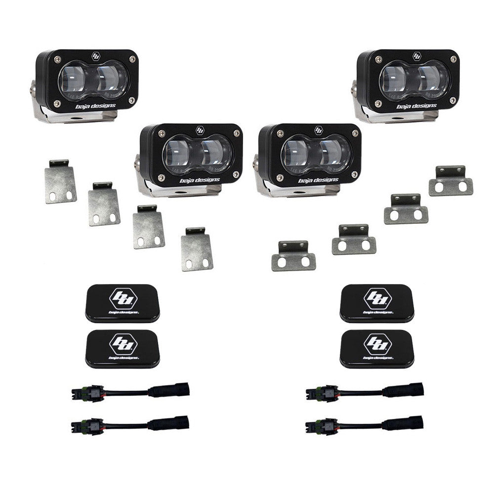 Baja Designs Fog Lights S2 SAE Fog Pocket Kit Fits 21-On Ford Raptor Baja Designs - 448166