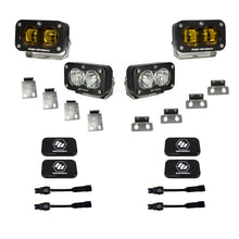 Load image into Gallery viewer, Baja Designs Fog Lights S2 SAE Amber/S2 Pro Fog Pocket Kit Fits 21-On Ford Raptor Baja Designs - 448183