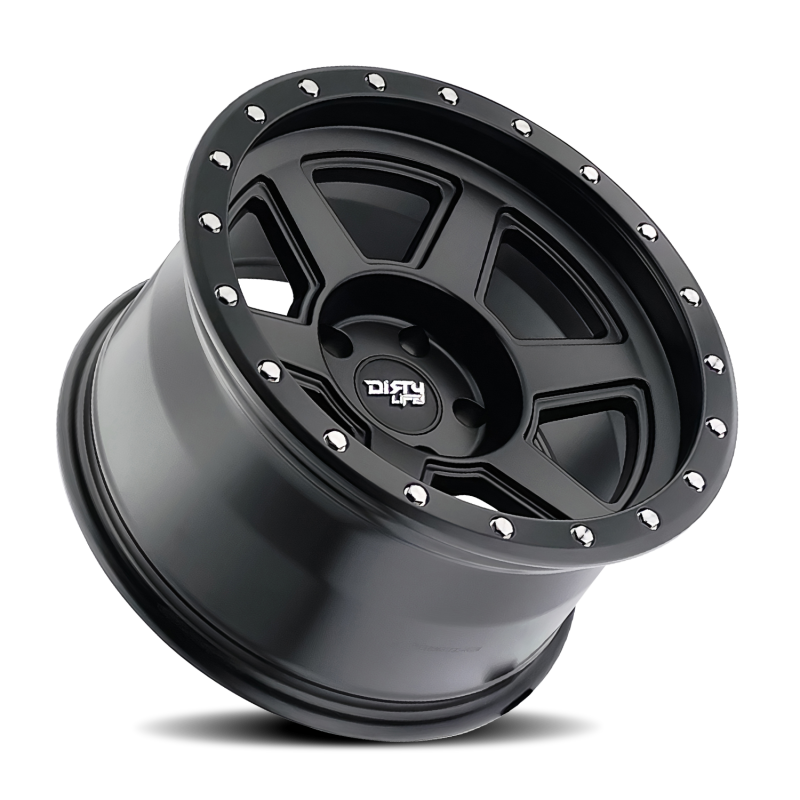 Dirty Life Wheels - Cast Dirty Life 9315 Compound 17x9 / 6x139.7 BP / -12mm Offset / 106mm Hub Matte Black Wheel