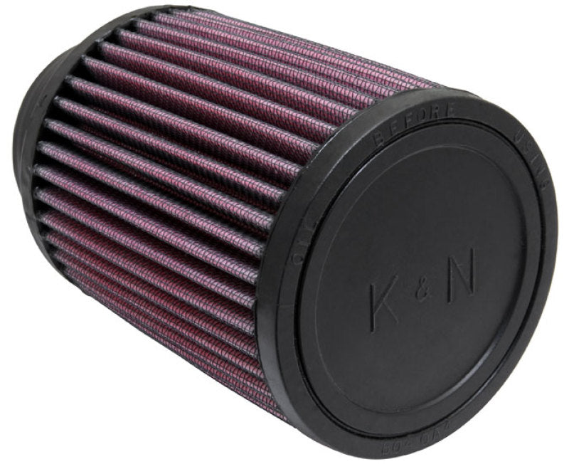 K&N Engineering Air Filters - Universal Fit K&N Filter Universal Rubber Filter 2 3/4 inch 10 Degree Flange 4 inch OD 5 inch Height