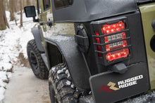 Load image into Gallery viewer, Rugged Ridge Body Armor &amp; Rock Rails Rugged Ridge Rear Corner Kit Body Armor 4-Door 07-18 Jeep Wrangler JKU