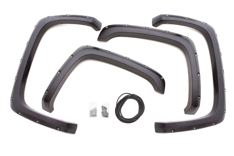 LUND Fender Flares Lund 2017 Ford F-250 Super Duty RX-Rivet Textured Elite Series Fender Flares - Black (4 Pc.)