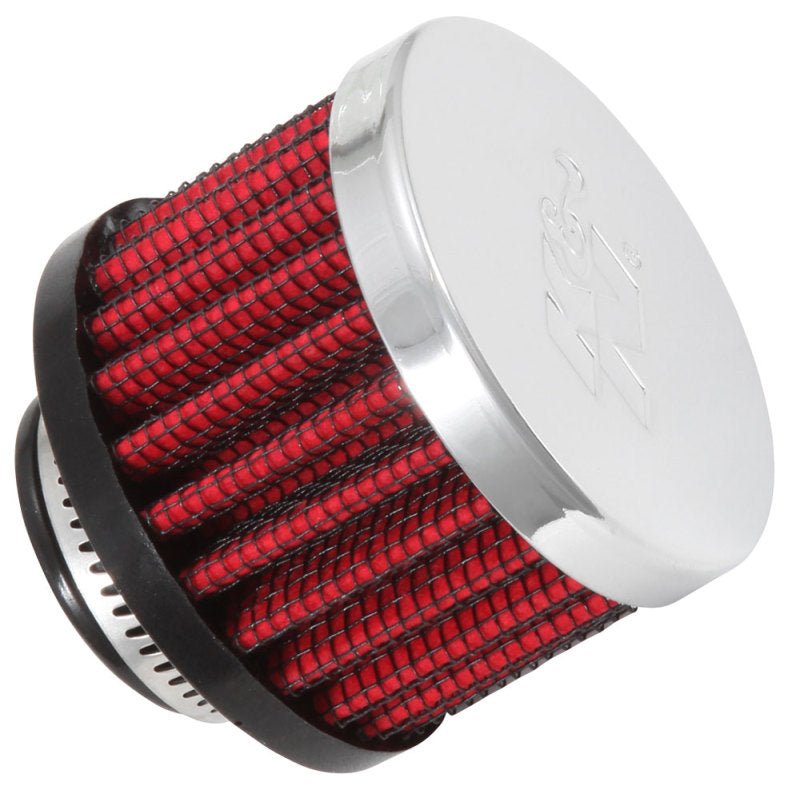 K&N Engineering Air Filters - Universal Fit K&N 3/4 inch ID 2 inch OD 1.5 inch H Clamp On Crankcase Vent Filter