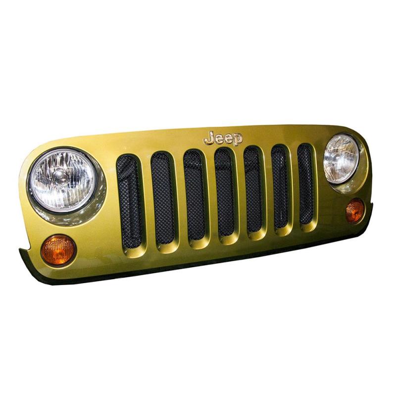 DV8 Offroad Grilles DV8 Offroad 2007-2018 Jeep JK Black Mesh Grille