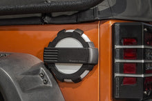 Load image into Gallery viewer, Rugged Ridge Fuel Caps Rugged Ridge Elite Fuel Door Non-Lock Brushed Alum 07-18 Jeep Wrangler JK
