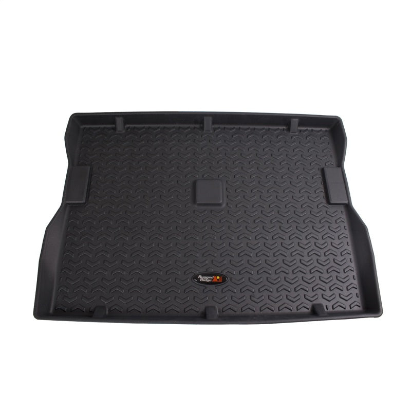 Rugged Ridge Floor Mats - Rubber Rugged Ridge Floor Liner Cargo Black 1976-1986 Jeep CJ-7 / 87-95 Jeep Wrangler YJ