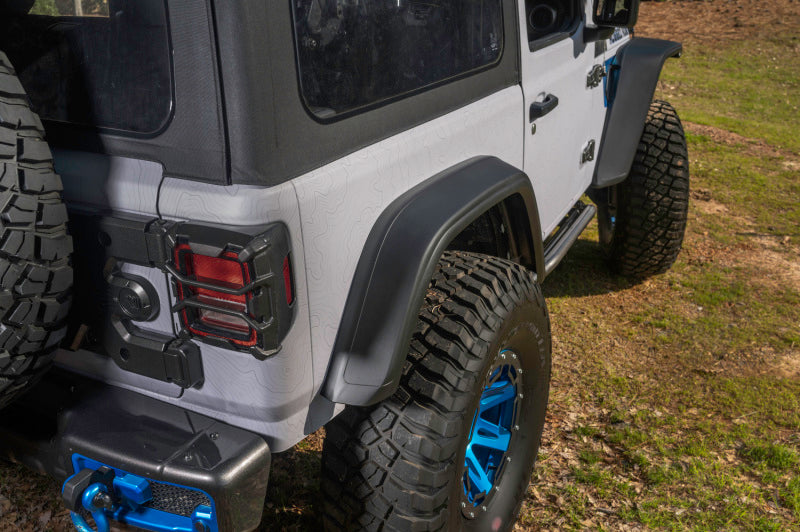 Rugged Ridge Fenders Rugged Ridge Max Terrain Fender Flare Set F & R 18-22 Jeep Wrangler JL