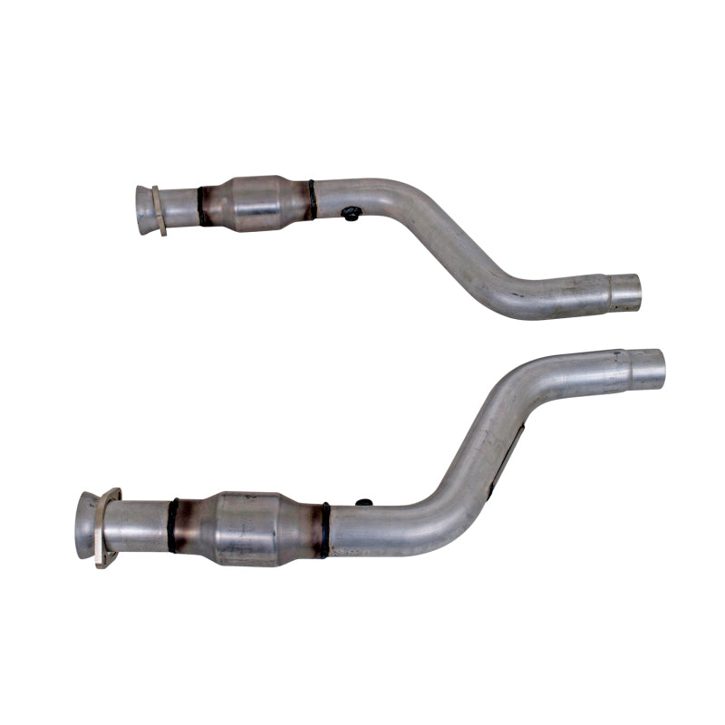 BBK X Pipes BBK 05-15 Dodge Challenger Charger Short Mid X Pipe w Catalytic Converters 2-3/4 For LT Headers