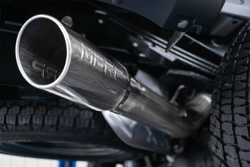 MBRP Catback MBRP 2017+ Ford F-250/F-350 6.2L/7.3L Super/Crew Cab Single Side 4in T304 Catback Exhaust