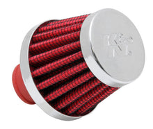Load image into Gallery viewer, K&amp;N Engineering Air Filters - Universal Fit K&amp;N 2in Base OD x .375in Flange ID x 1.75in H Rubber Base Crankcase Vent Filter