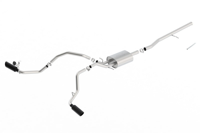 Borla Catback Borla 14-16 Chevrolet Silverado 1500 5.3L ATAK Catback Exhaust w/ Black Chrome Tips
