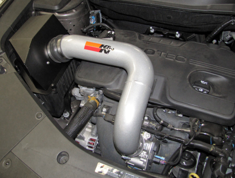 K&N Engineering Cold Air Intakes K&N 10 GMC Terrain / 10 Chevy Equinox 2.4L-L4 Silver High Flow Performance Kit