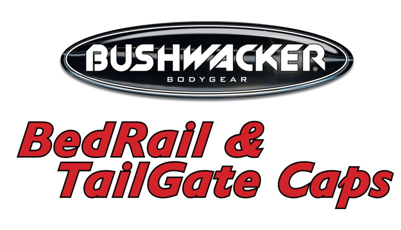 Bushwacker Bed Caps Bushwacker 07-14 Chevy Silverado 1500 Fleetside Bed Rail Caps 78.7in Bed - Black