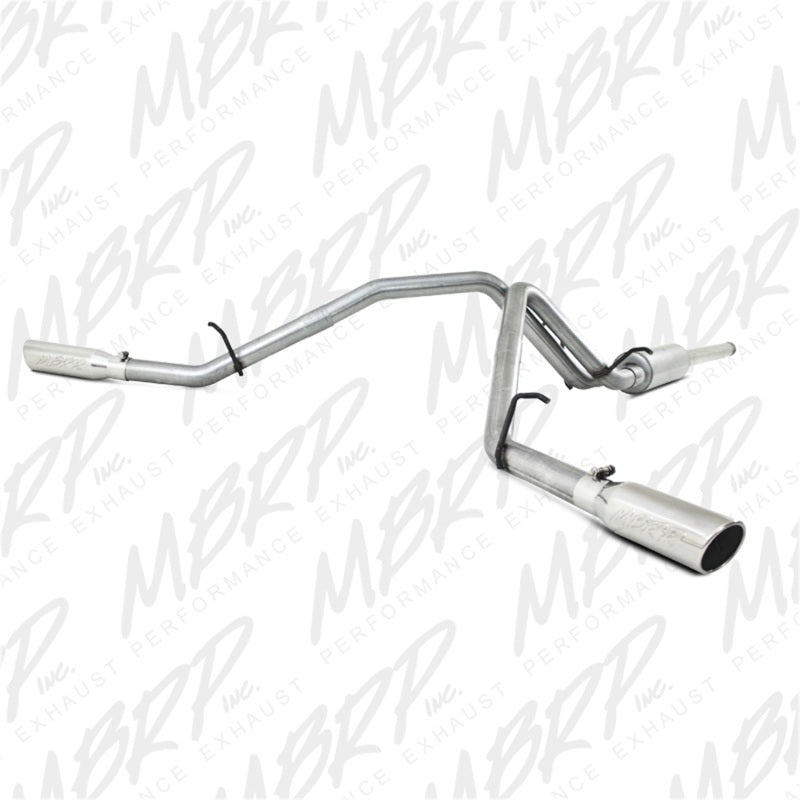 MBRP Catback MBRP 2009 Chev/GMC 1500 4.8/5.3L EC/CC (excluding 8 bed) Cat Back Dual Split Side