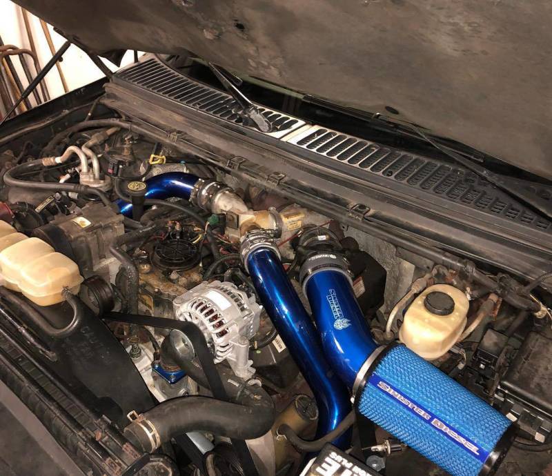 Sinister Diesel Cold Air Intakes Sinister Diesel 99.5-03 Ford 7.3L Powerstroke Cold Air Intake