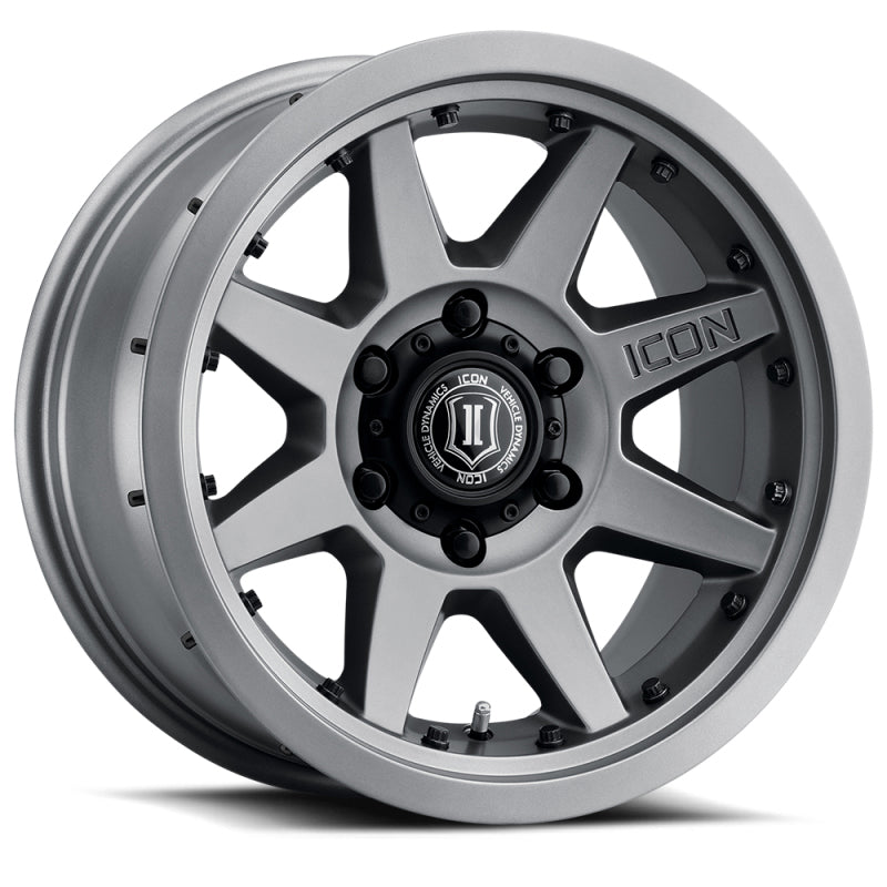 ICON Wheels - Cast ICON Rebound Pro 17x8.5 6x5.5 0mm Offset 4.75in BS 106.1mm Bore Titanium Wheel