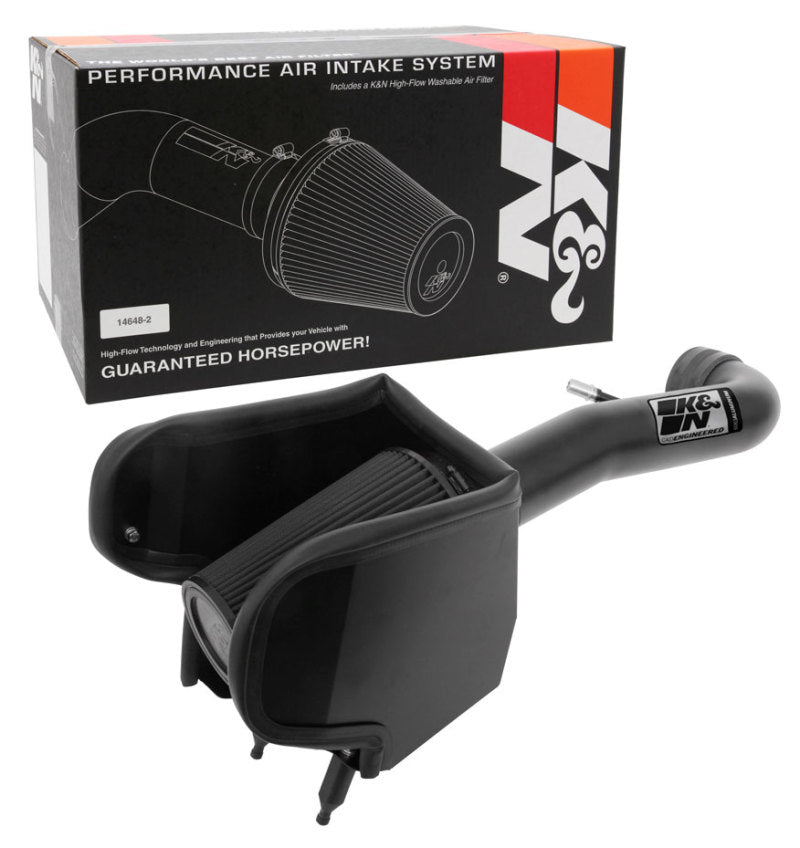 K&N Engineering Cold Air Intakes K&N 2018 Jeep Wrangler JL V6-3.6L F/I Blackhawk Performance Intake Kit (No Jeep Grand Cherokee)