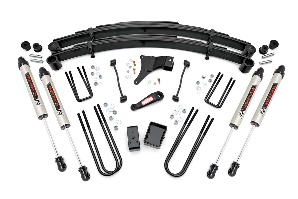 Rough Country Lift Kits 6 Inch Suspension Lift Kit V2 Monotube Shocks 99 Ford F-250 /F-350 Super Duty Rough Country - 49370