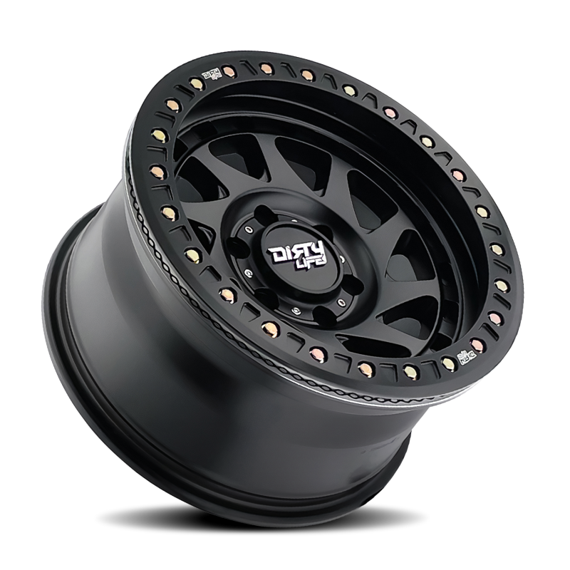 Dirty Life Wheels - Cast Dirty Life 9313 Enigma Race 17x9 / 6x139.7 BP / -12mm Offset / 106mm Hub Matte Black Wheel