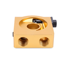 Load image into Gallery viewer, Mishimoto Oil Filter Blocks Mishimoto Oil Sandwich Plate w/ Rear-Mounted Thermostat