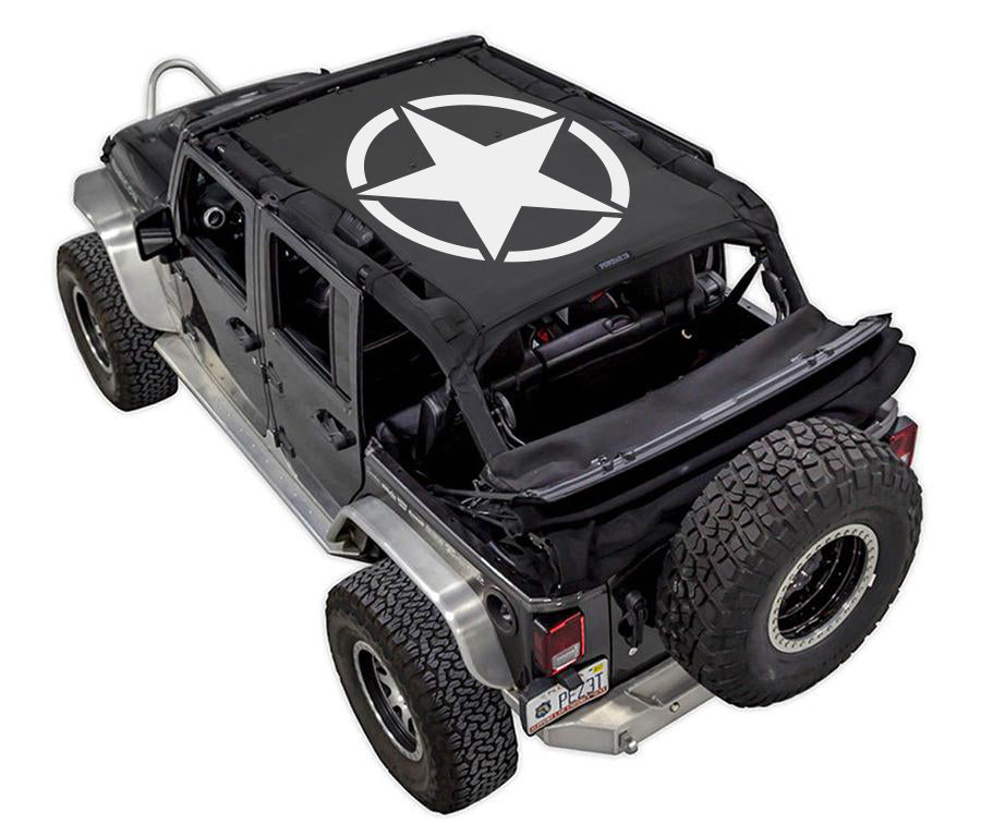 SPIDERWEBSHADE Product Black JK-4D Oscar Mike Solid