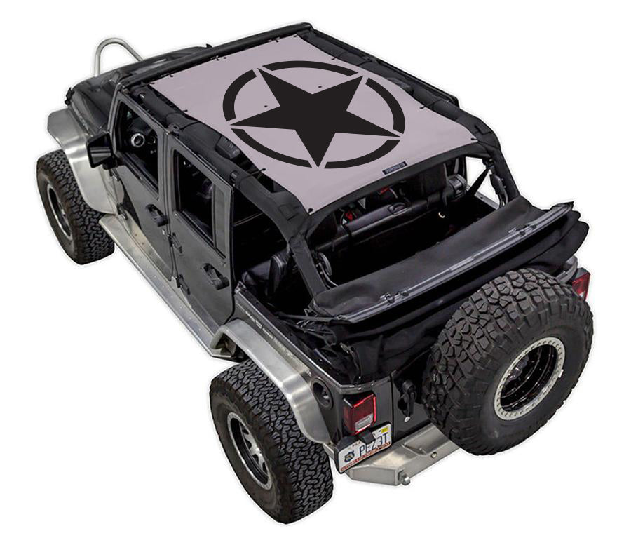SPIDERWEBSHADE Product Grey JK-4D Oscar Mike Solid