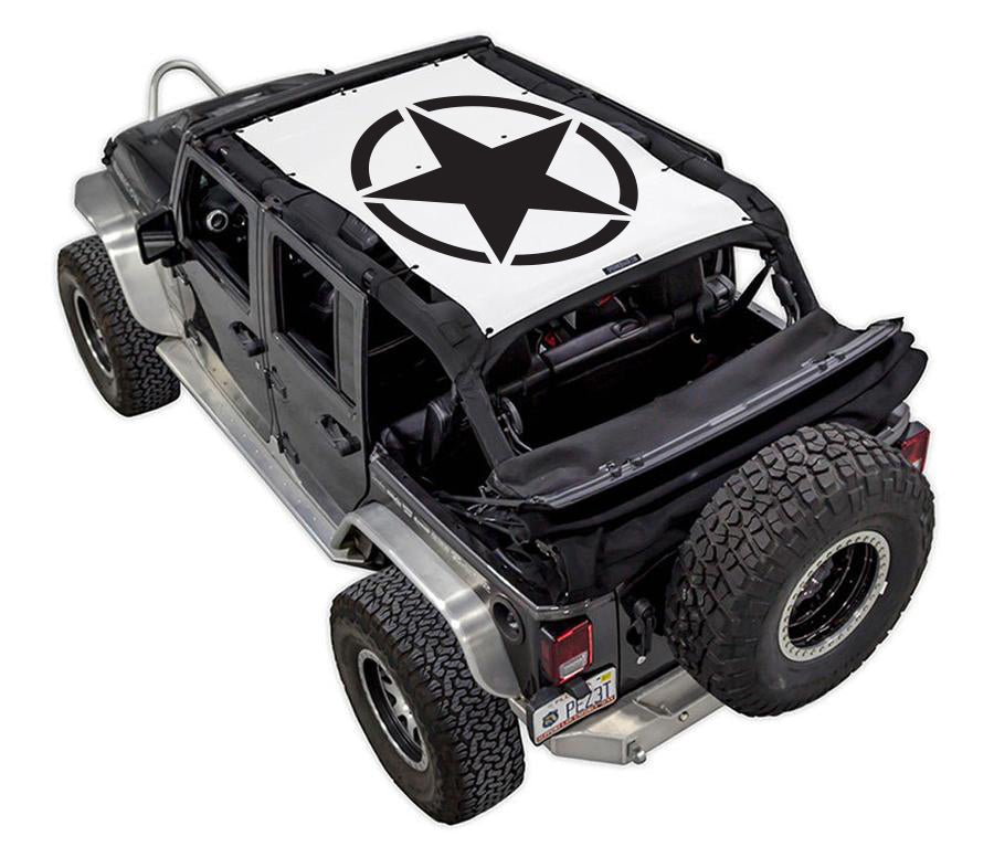 SPIDERWEBSHADE Product White JK-4D Oscar Mike Solid