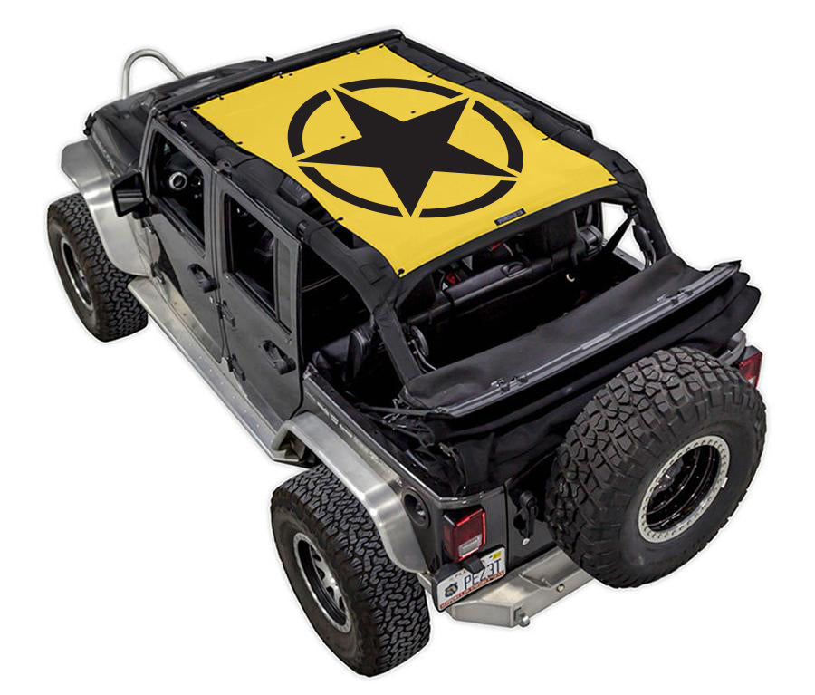 SPIDERWEBSHADE Product Yellow JK-4D Oscar Mike Solid