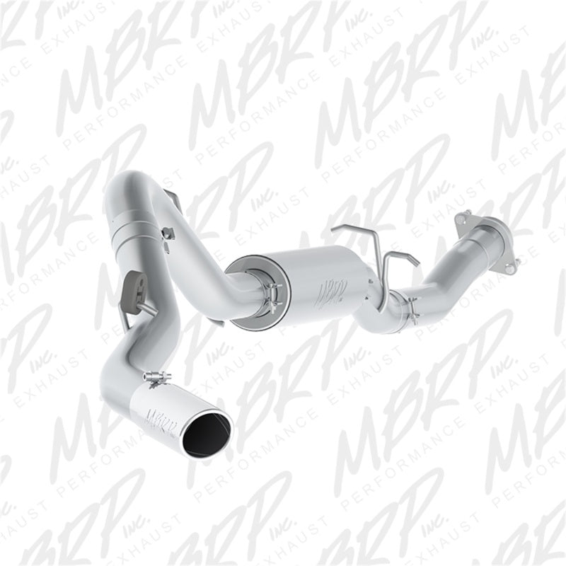 MBRP Catback MBRP 07-10 Chevy/GMC 2500HD PU 6.0L V8 3.5in Single Side Exit T409 Cat Back Perf Exhaust