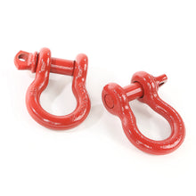 Load image into Gallery viewer, Rugged Ridge Shackle Kits Rugged Ridge Red 3/4in D-Shackles