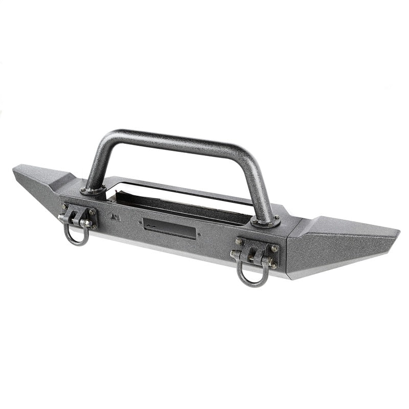Rugged Ridge Bumpers - Steel Rugged Ridge XHD Bumper Kit Overrider Ft 76-06 CJ/Jeep Wrangler