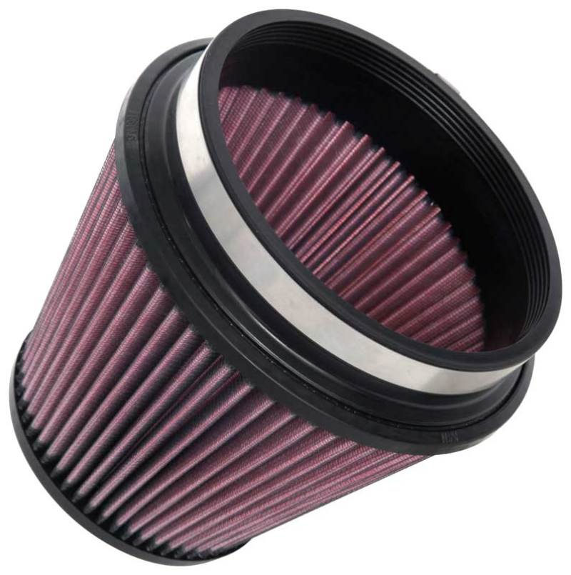 K&N Engineering Air Filters - Universal Fit K&N Universal Clamp-On Air Filter 6in FLG / 7-1/2in B / 5in T / 6in H