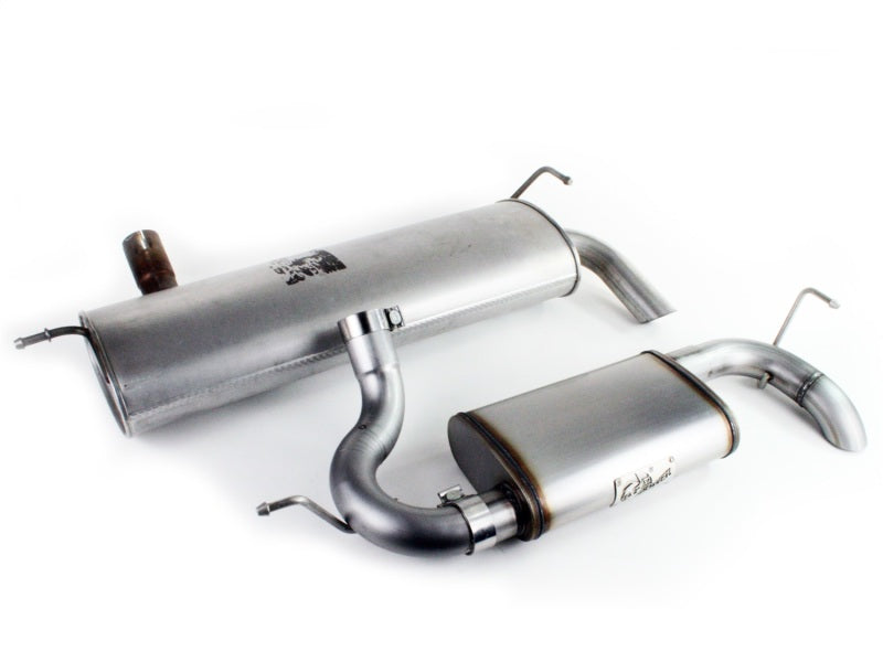 aFe Axle Back aFe MACHForce XP 07-17 Jeep Wrangler V6-3.6/3.8L 409 SS 2.5in Axle-Back Exhaust