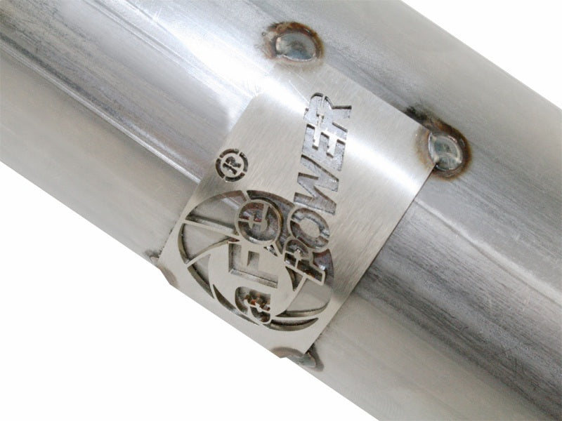 aFe Downpipes aFe Power Twisted Steel Loop Delete D/P Aluminized Steel 12-18 Jeep Wrangler (JK) V6 3.6L