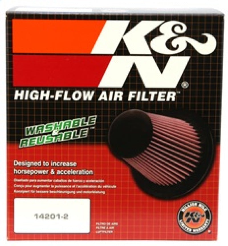 K&N Engineering Air Filters - Universal Fit K&N Universal Clamp-On Air Filter 6in FLG / 7-1/2in B / 5in T / 7-1/2in H