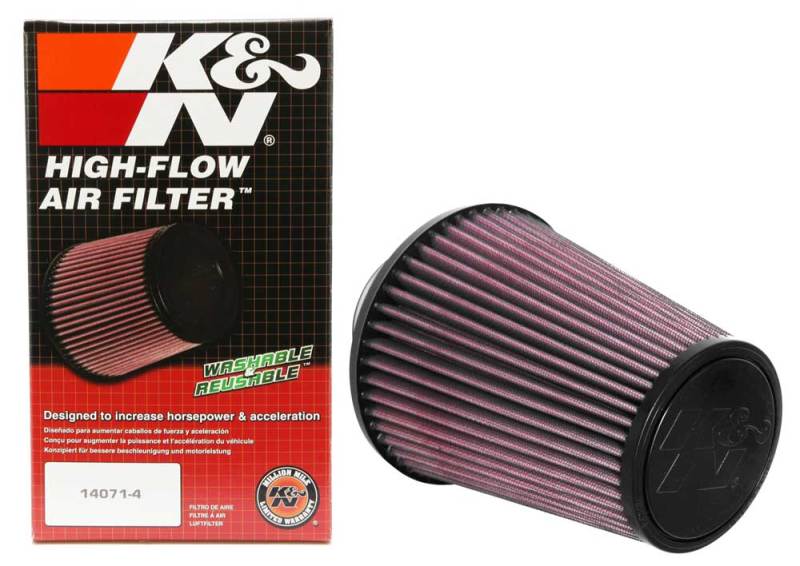 K&N Engineering Air Filters - Universal Fit K&N Universal Tapered Filter 3in Flange ID x 6in Base OD x 4in Top OD x 6.75in Height