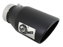 Load image into Gallery viewer, aFe Catback aFe Diesel Exhaust Tip Bolt On Black 4in Inlex x 6in Outlet x 12in