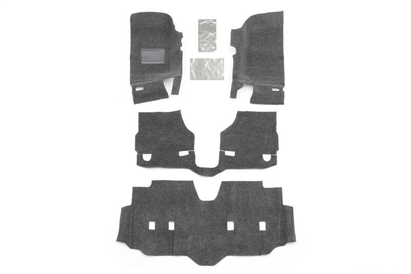 BedRug Bed Liners BedRug 07-16 Jeep JK Unlimited 4Dr Front 4pc Floor Kit (Incl Heat Shields)