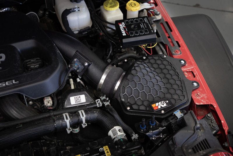 K&N Engineering Cold Air Intakes K&N 20-21 Jeep Wrangler V6-3.0L DSL Aircharger Performance Intake
