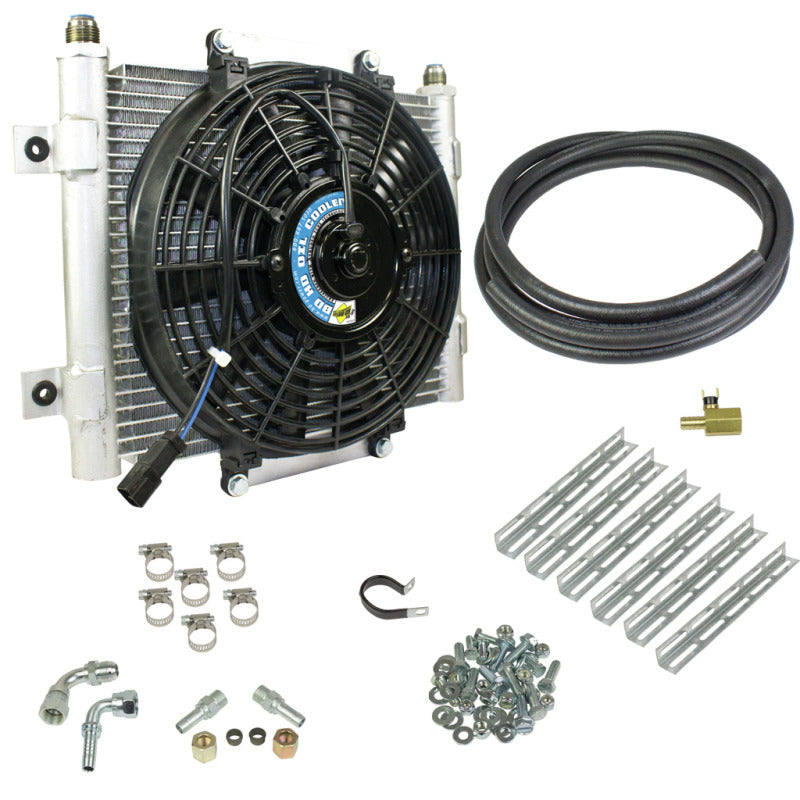 BD Diesel Transmission Coolers BD Diesel Xtruded Trans Oil Cooler - 1/2 inch Cooler Lines
