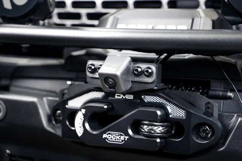 DV8 Offroad License Plate Relocation DV8 Offroad 21-23 Ford Bronco Front Camera Relocation Bracket