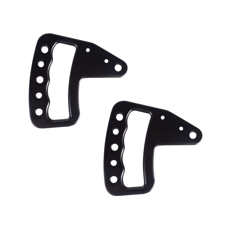 Rugged Ridge Dash & Interior Trim Rugged Ridge Aluminum Grab Handles Front Pair Black 07-18 Jeep Wrangler JK/JKU