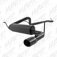 Load image into Gallery viewer, MBRP Catback MBRP 12 Jeep Wrangler/ Rubicon 3.6L Cat Back Single Rear Exit Black Exhaust