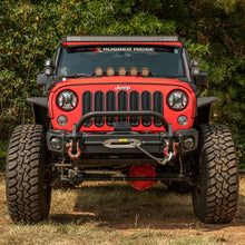 Load image into Gallery viewer, Rugged Ridge Bumpers - Steel Rugged Ridge Arcus Front Bumper Tube Overrider Black JK