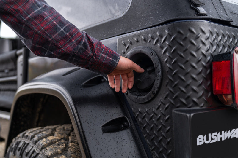 Bushwacker Body Armor & Rock Rails Bushwacker 97-06 Jeep Wrangler Trail Armor Rear Corners - Black