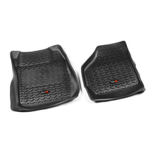 Load image into Gallery viewer, Rugged Ridge Floor Mats - Rubber Rugged Ridge Floor Liner Front Black 1999-2007 Ford F-250 / F-350 Super Duty Regular / Extended